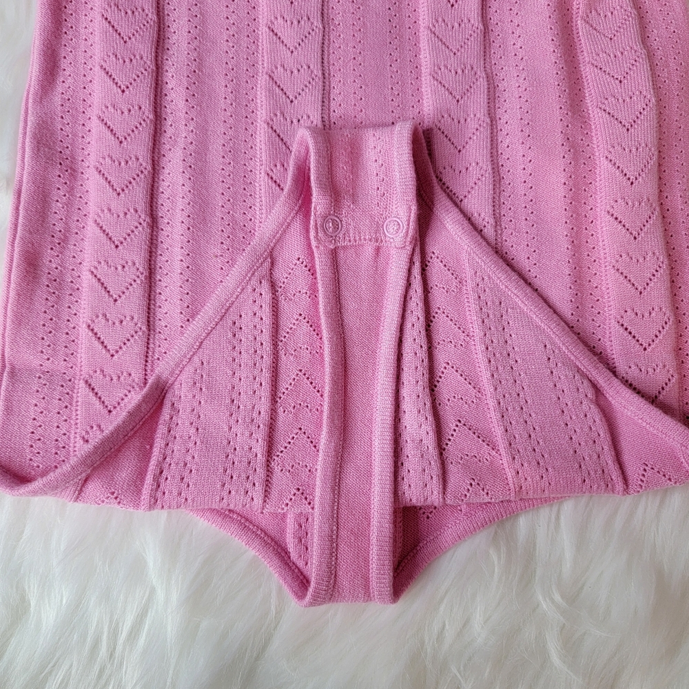 Victoria's Secret Luxe Heart Pointelle Bodysuit. - Picture 13 of 15